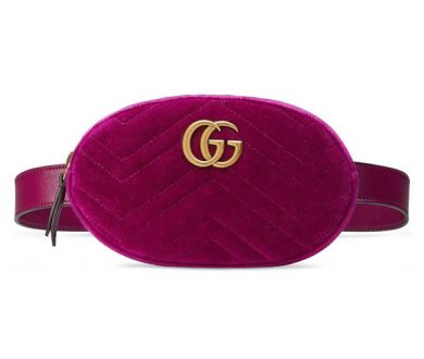 gucci velvet bum bag