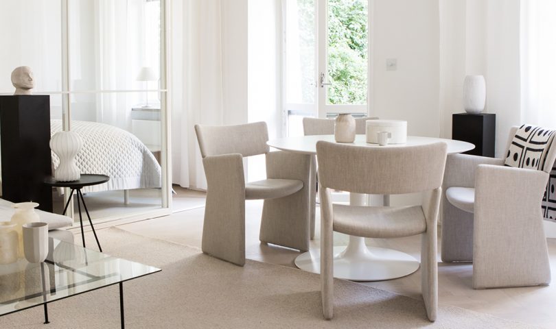 Combining contemporary shapes with tactile upholstery, these are the 5 chairs we have our eyes on