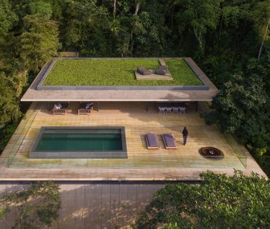 Structure and environment harmonise perfectly in this architectural jungle masterpiece