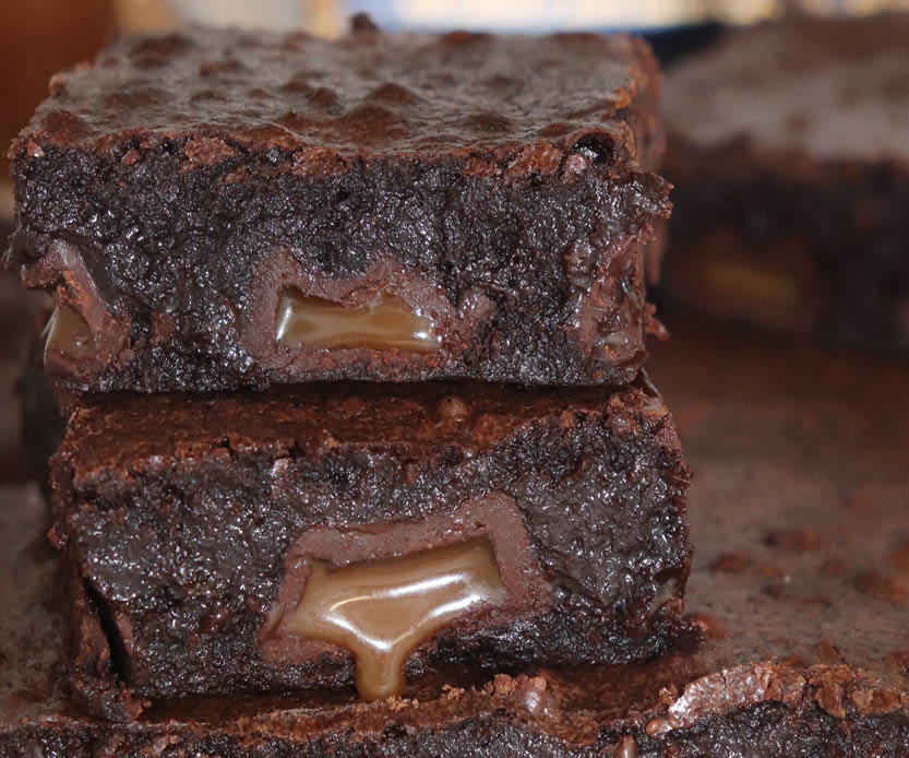 caramel brownie