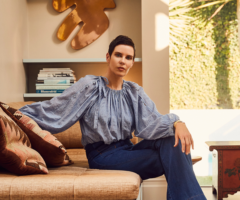 Designer Karen Walker has dipped into her past to create her latest ...