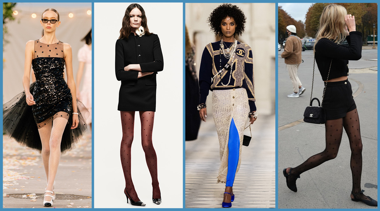 Why a good pair of patterned tights will be your wardrobe's secret weapon