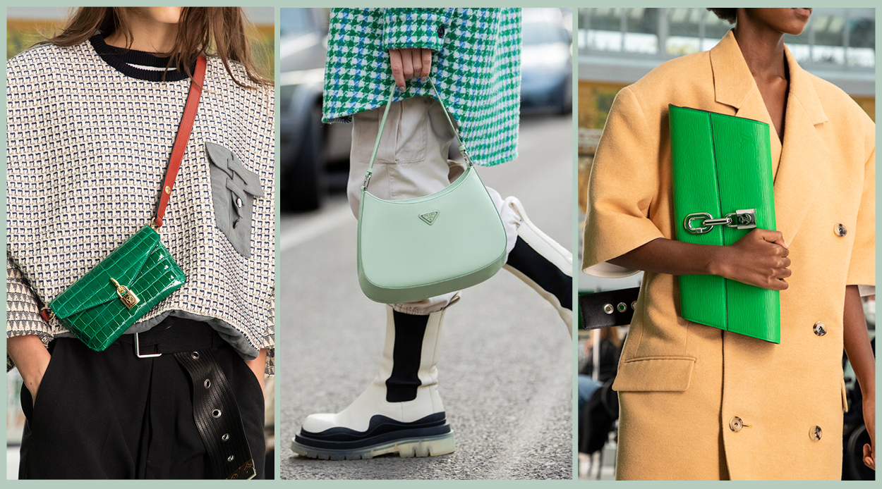 HOW TO STYLE A GREEN BAG?