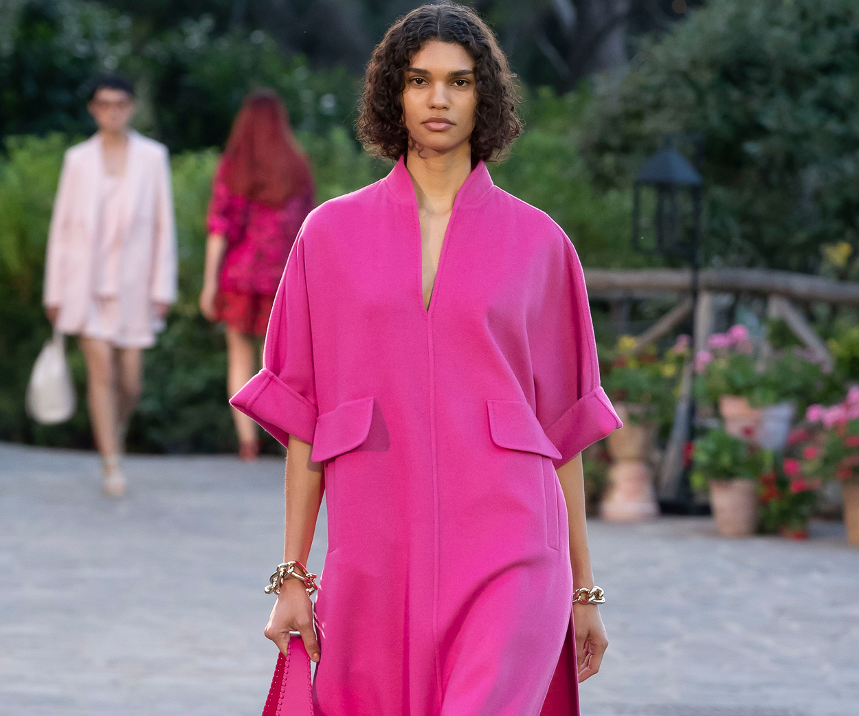 Louis Vuitton Maxi Multi Pochette Accessoires Fuchsia Pink in