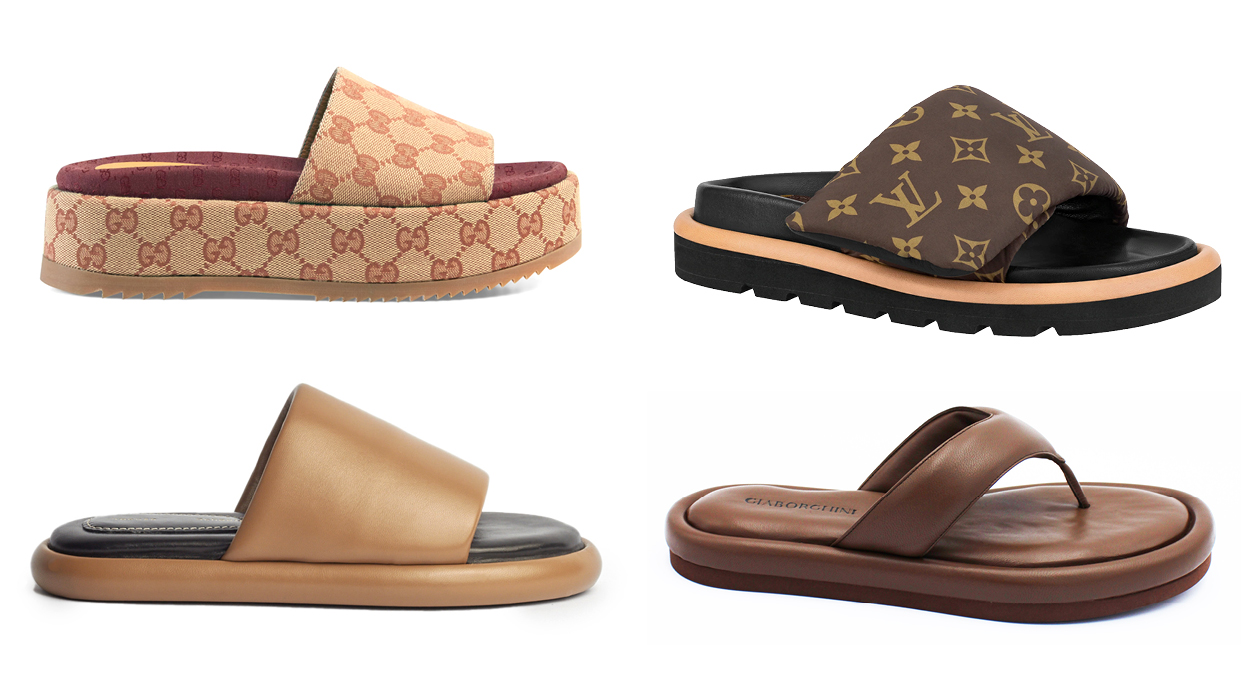 Louis Vuitton, Shoes, Louis Vuitton Pool Slides