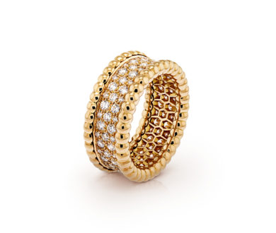 Van Cleef & Arpels Perlée Diamond Ring