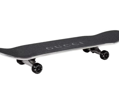 Gucci logo skateboard