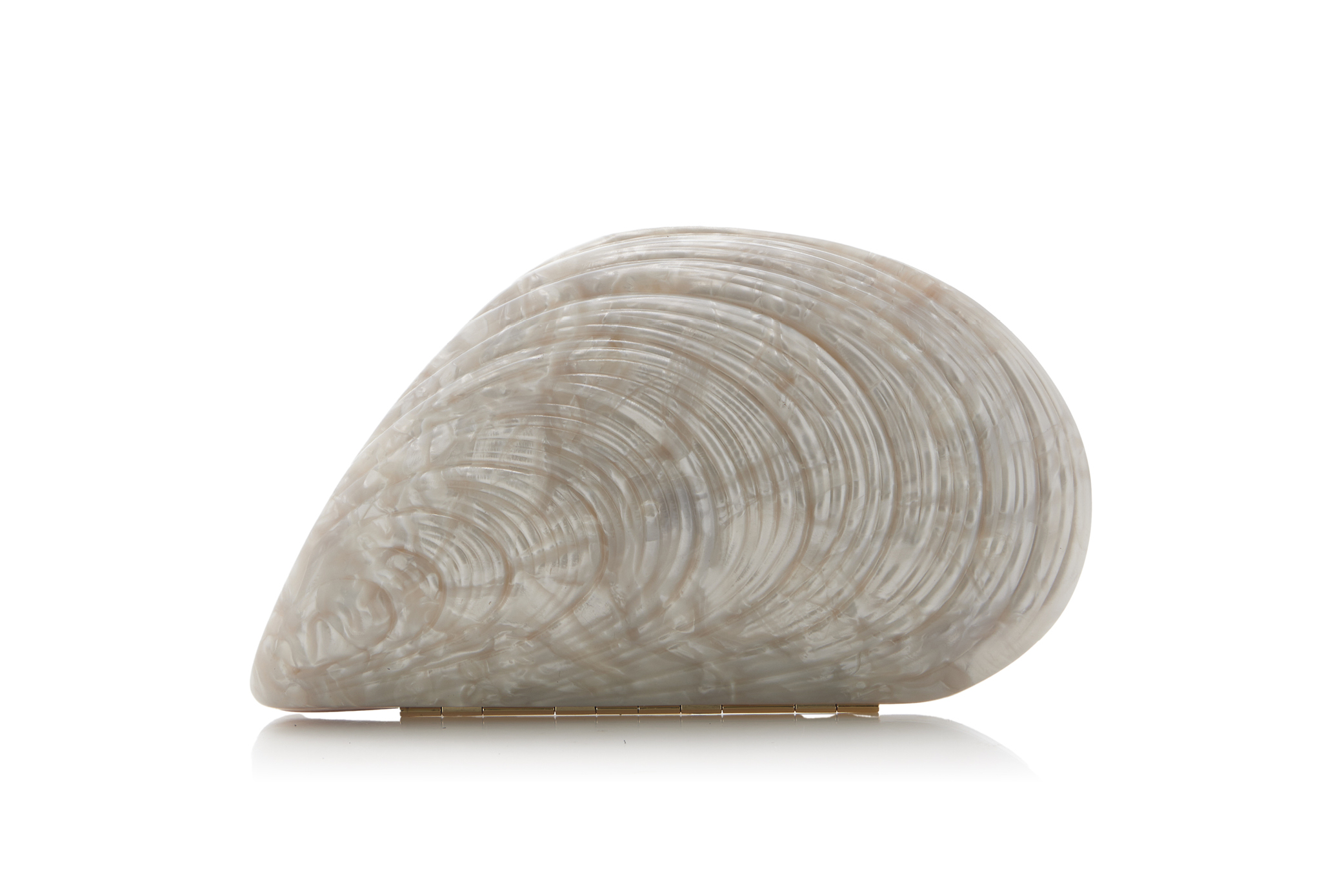 Simkhai Oyster Shell Clutch