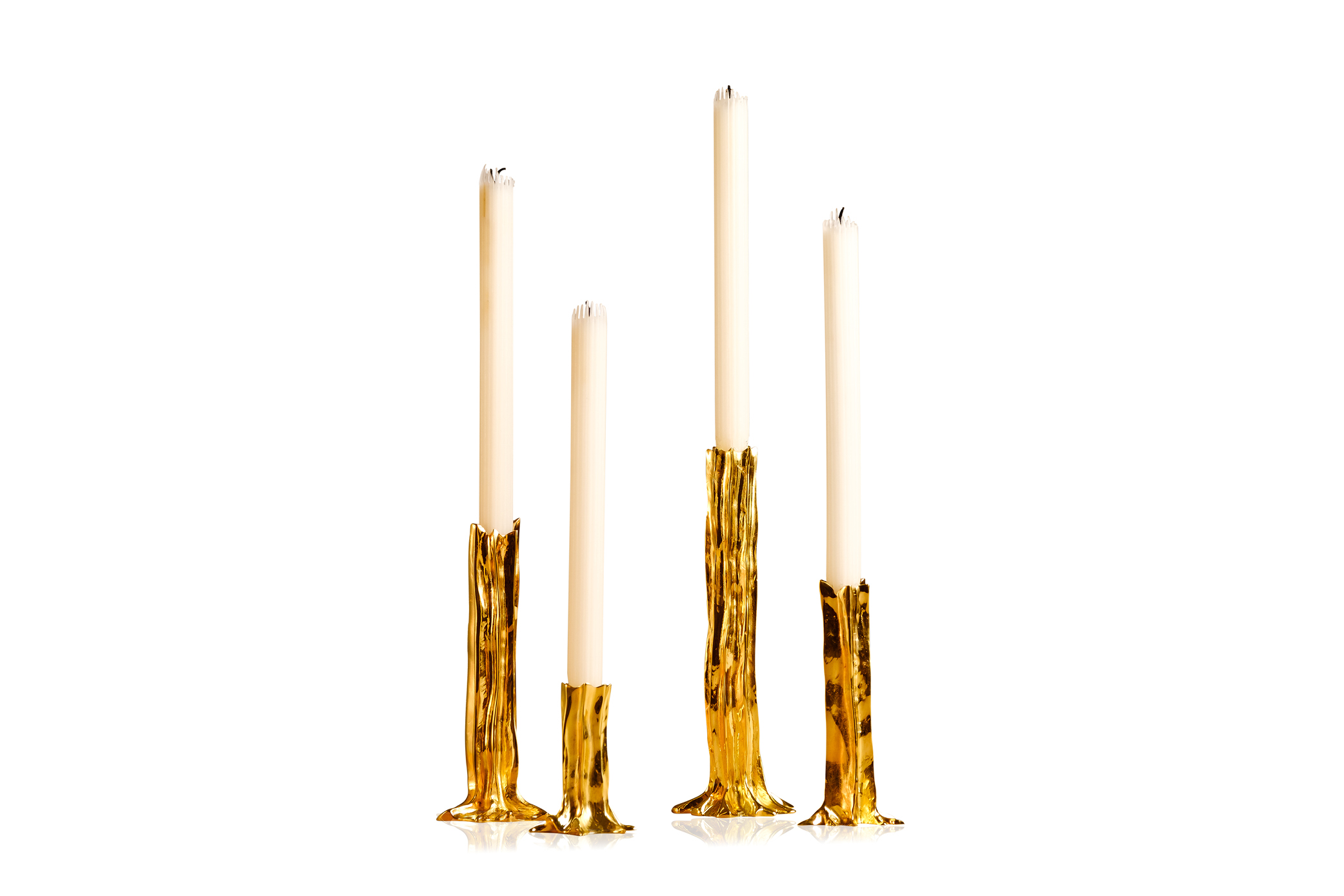 Studio Palatin Arbor Gold Candlesticks