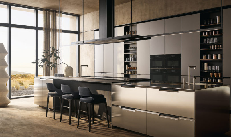 Contemporary design and considered functionality collide in this kitchen