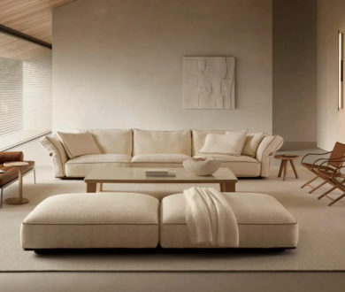 Flexform’s chic new Camelot sofa has us longing for days spent relaxing in supreme comfort over the holiday season