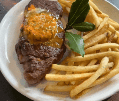 Start a new midday ritual with Esther’s Steak Frites Lunch